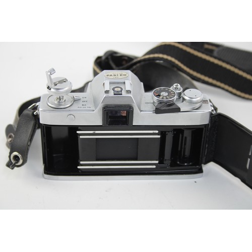 338 - Olympus FTL SLR Film Camera Olympus G.Zuiko Auto-W 35mm F/2.8 Lens w/ Original Case & Camera Strap  ... 