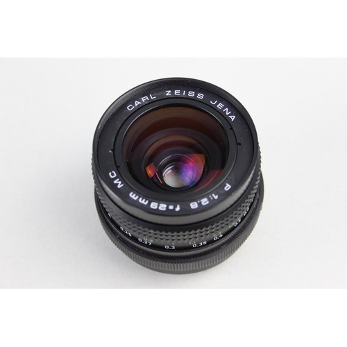 318 - Carl Zeiss Jena P 29mm F/2.8 MC Lens M42 Screw Fit  This lens is WORKING Aperture blades are accurat... 