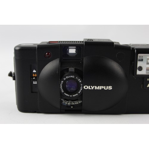 341 - Olympus XA 2 Compact Film Camera w/ A11 Flash & Original Box  This camera is WORKING and in a good c... 