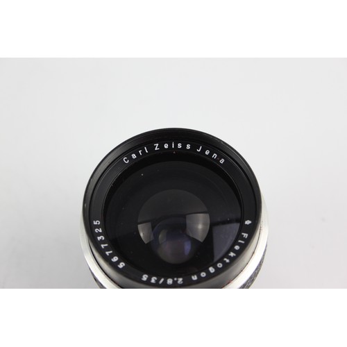 325 - Carl Zeiss Jena Flektogon 35mm F/2.8 Camera Lens For Carl Zeiss Werra Camera w/ Lens Cap & Case  Len... 