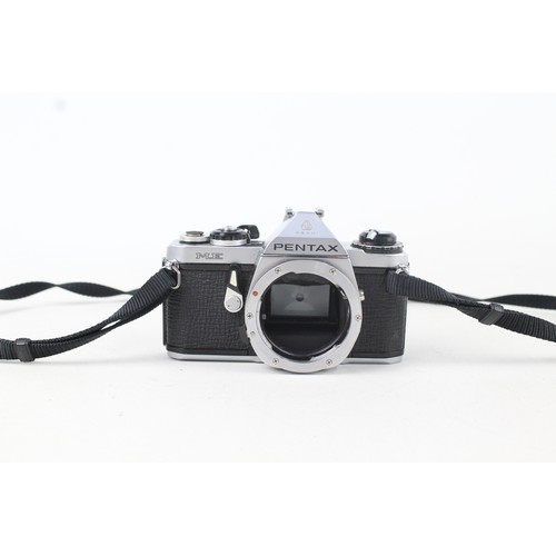 293 - Pentax ME SLR Film Camera Body ONLY w/ Original Box  The camera is WORKING and in a good condition W... 