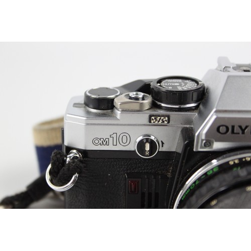 303 - Olympus OM10 SLR Film Camera w/ Olympus OM-System 35-70mm F/3.5-4.5 Lens (This set does NOT include ... 