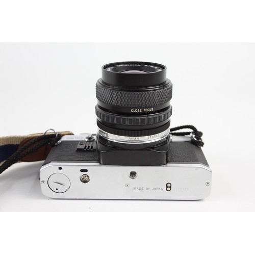 303 - Olympus OM10 SLR Film Camera w/ Olympus OM-System 35-70mm F/3.5-4.5 Lens (This set does NOT include ... 