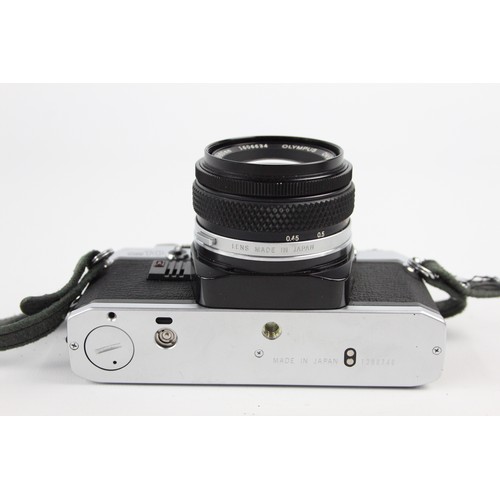 292 - Olympus OM10 SLR Film Camera w/ Olympus OM-System 50mm F/1.8 Lens & Case (This set does NOT include ... 