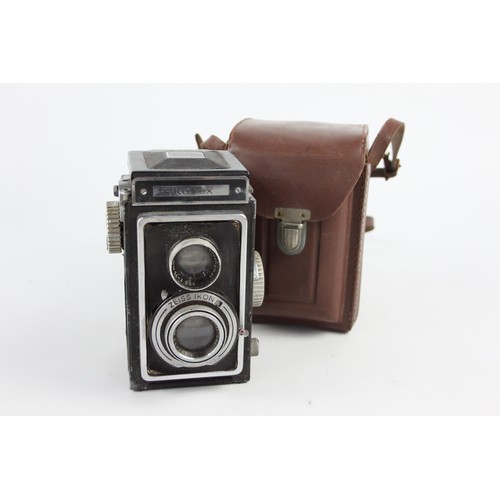 343 - Vintage Zeiss Ikon Ikoflex TWIN LENS Camera Novar-Anastigmat 7.5cm F/3.5 Lens  This camera is WORKIN... 