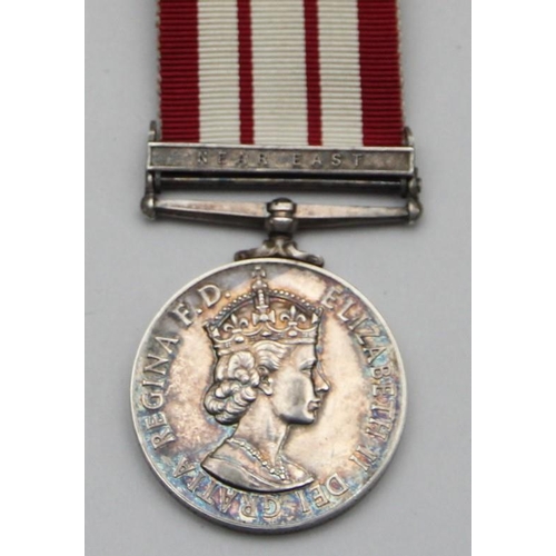 117 - Elizabeth II, Naval General Service, 1915-1964, awarded to A.S. Todd, Ord Sig R.N., one bar Near Eas... 