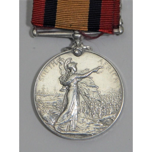 120 - Victoria, Queens South Africa medal, awarded to Pte. J. Griffin, Yorkshire & Lancashire Regiment, th... 