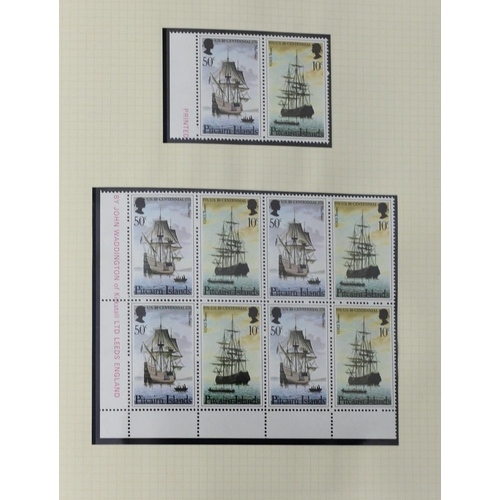 212 - A Pitcairn album, to include 1940 Definitives, two covers with row boat picture, 1957 Definitives, m... 