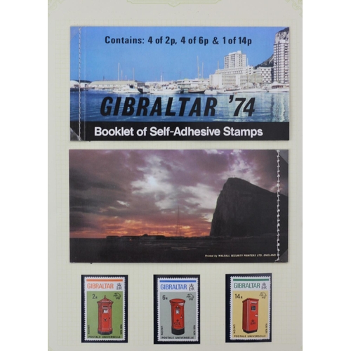 222 - A Gibraltar collection, to include Victoria 2 1/2 d Gibraltar overprint Bermuda, 9 x Centimos overpr... 