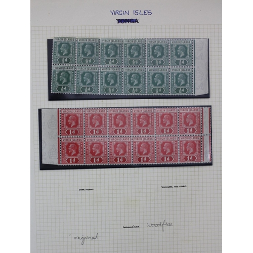 224 - Two albums of Commonwealth, to include Seychelles, Victoria 8 stamps, Straits Settlements, Malaya, f... 