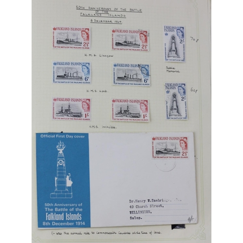 228 - A Falklands and Dependencies collection, to include covers from HMS Endurance in 1970, Signey Island... 