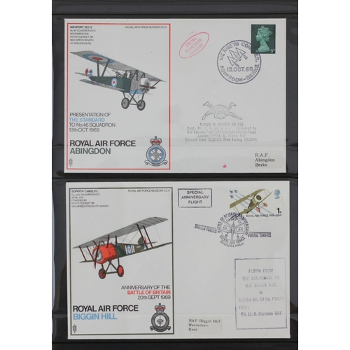 155 - 53 RAF FDC, devised by the RAF Museum, Biggin Hill, c.1969/71, some signed by the pilot with details... 