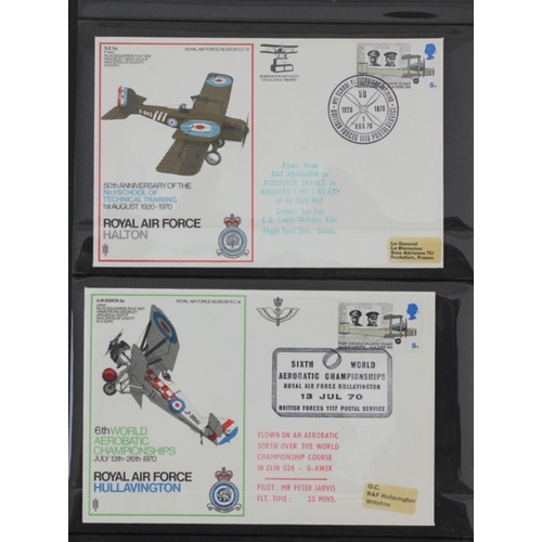 155 - 53 RAF FDC, devised by the RAF Museum, Biggin Hill, c.1969/71, some signed by the pilot with details... 