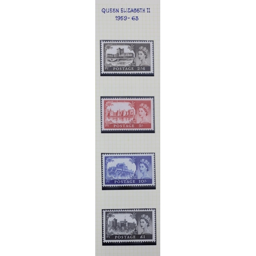 187 - A Elizabeth II collection from 1952-1986 in 7 albums, to include 1959 Graphite/Phosphor definitives,... 