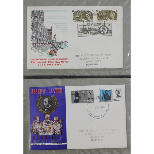 166 - 76 FDC various 1960's to include World Cup, Cunard last voyage of Queen Mary 1967, and  Golden Jubil... 