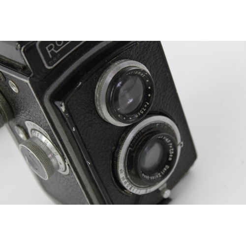 Vintage Rolleicord Carl Zeiss Jena Triotar 7.5cm F4.5 ローライ