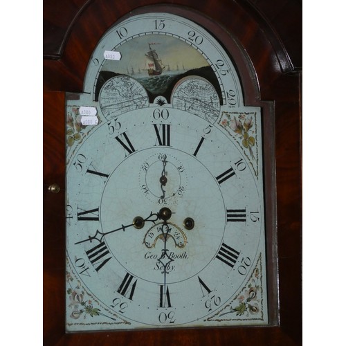 273 - Geo. B. Booth, Selby, a Victorian mahogany 8 day longcase clock, the 13