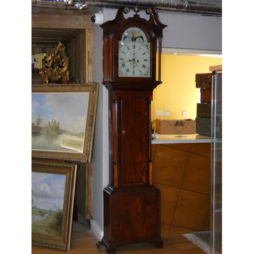 273 - Geo. B. Booth, Selby, a Victorian mahogany 8 day longcase clock, the 13