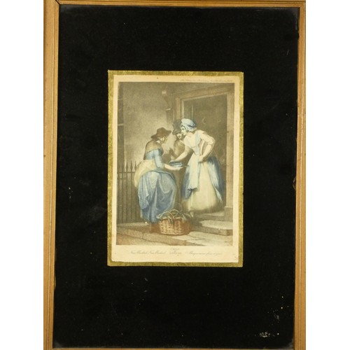 289 - Cries of London, Alphalsa Publishing Co. early 20th century, set of six, framed and glazed, 16 x 11 ... 