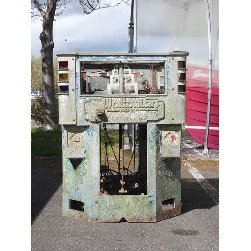 407 - A Waltonian, Birmingham fairground alloy game, for restoration, 97 x 97 x 125 cm.