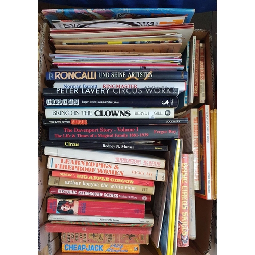 355 - A collection of Circus, Clowns & Carnival hardback books. (3)