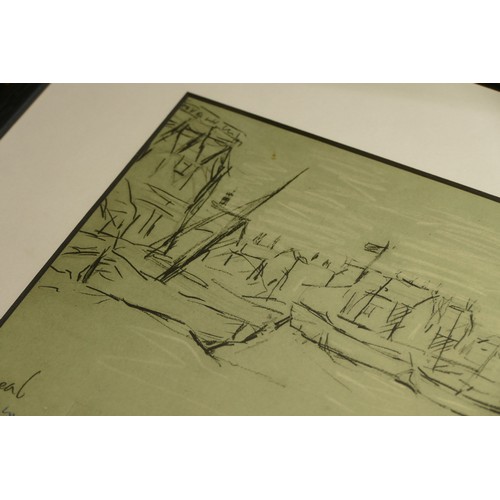 280 - Laurence Stephen Lowry (1887-1976), Deal, lithograph, signed in biro, with Fine Art Guild blind stam... 