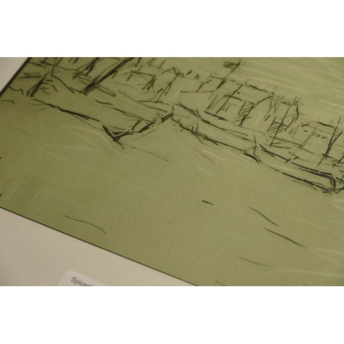 280 - Laurence Stephen Lowry (1887-1976), Deal, lithograph, signed in biro, with Fine Art Guild blind stam... 