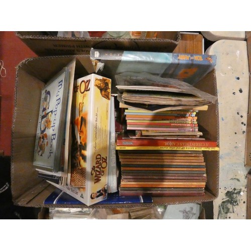 88 - A collection of children's books, comics and records.