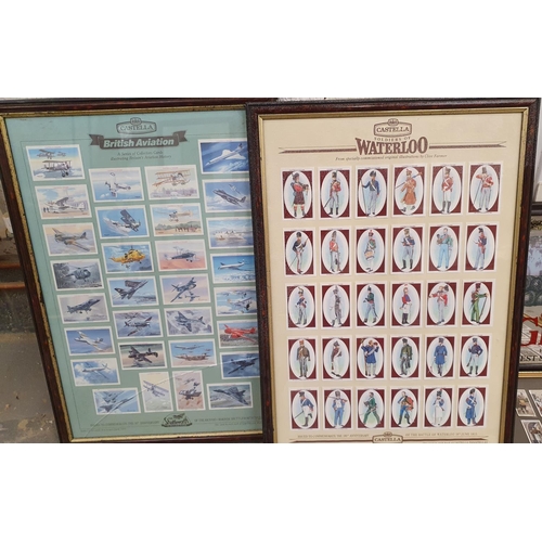 82 - Churchman's cigarette cards, Prominent Golfers, various silk cards, other cards and 2 photographic p... 