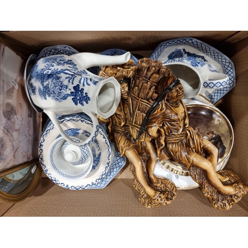 89 - A quantity of part dinnerware by Meakin together with, Ringtons jugs and other ceramics (2)