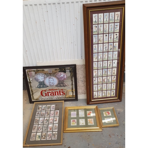 82 - Churchman's cigarette cards, Prominent Golfers, various silk cards, other cards and 2 photographic p... 