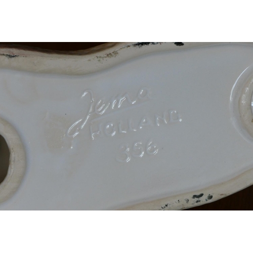 51 - A ceramic model of a rainbow trout by Jemo made in Holland, model No.365 49 cm long