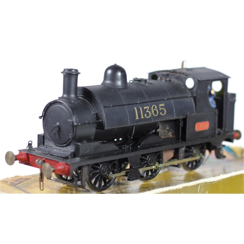 5 - An 'O' gauge finescale model of a locomotive, LMS 0-6-0ST, N0. 11365, EX L.2.Y.RY Aspinall design, b... 