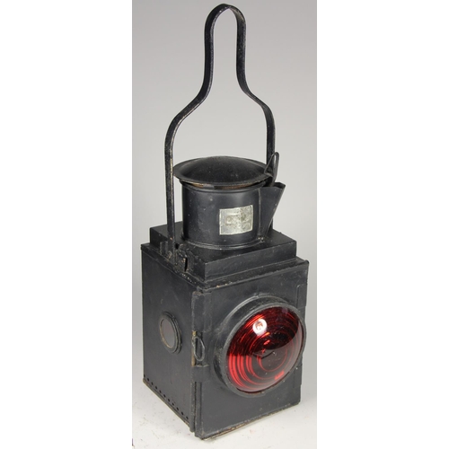 204 - A black B.R. tail lamp, complete with burner