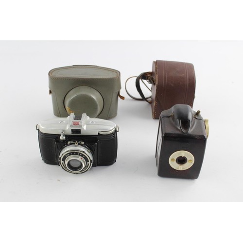 95 - Bilora Boy (c. 1949-1950) Bilora Bella (c. 1953-1966) Both cameras are WORKING and in vintage condit... 