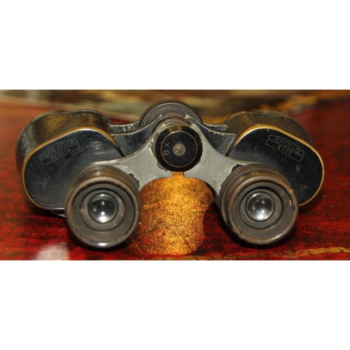 29 - An Imperator 10 x 50 pair of binoculars, case and a Max Adler, Berlin pair of Apollo 8 x 27 binocula... 