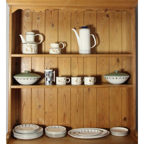 48 - A large collection of Hornsea ware pottery, to include dinnerware, coffee & tea services, storage ja... 