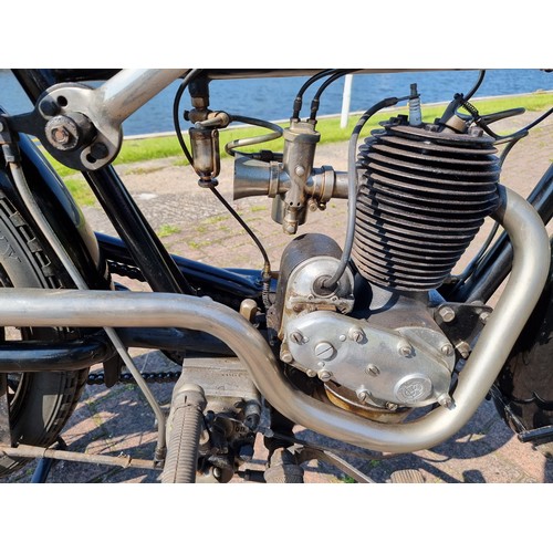 640 - 1924 Beardmore Precision, Barr & Stroud sleeve valve 350cc. Registration number PU 2421. Frame numbe... 