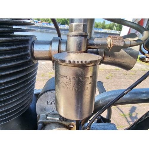 640 - 1924 Beardmore Precision, Barr & Stroud sleeve valve 350cc. Registration number PU 2421. Frame numbe... 