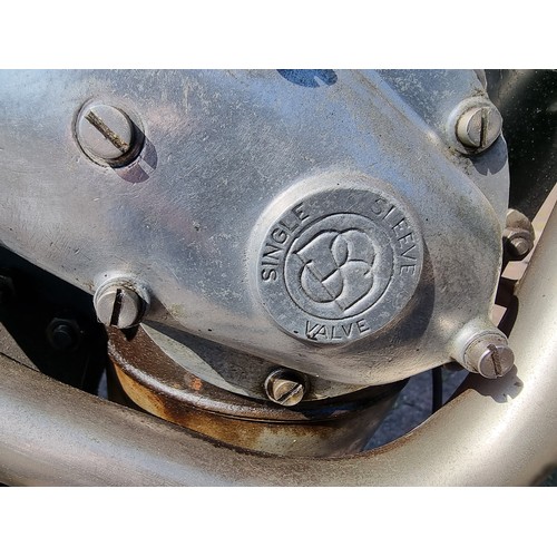 640 - 1924 Beardmore Precision, Barr & Stroud sleeve valve 350cc. Registration number PU 2421. Frame numbe... 