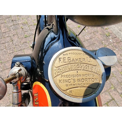 640 - 1924 Beardmore Precision, Barr & Stroud sleeve valve 350cc. Registration number PU 2421. Frame numbe... 