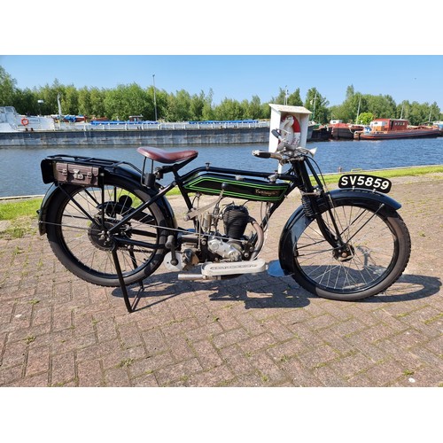 641 - 1923 Connaught, Barr & Stroud sleeve valve 350 cc. Registration number SV 5859 (non transferrable). ... 