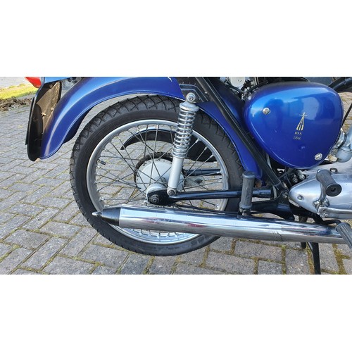 602 - 1970 BSA Bantam D14, 175cc. Registration number ULG 65J. Frame number HC 02141 B175. Engine number D... 