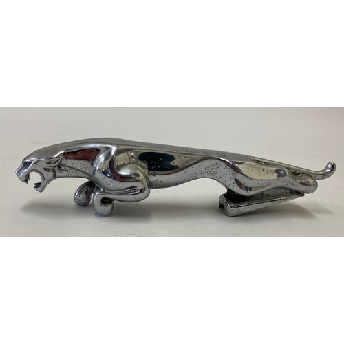 96 - A chrome Jaguar bonnet mascot, No:71C91/1 WE