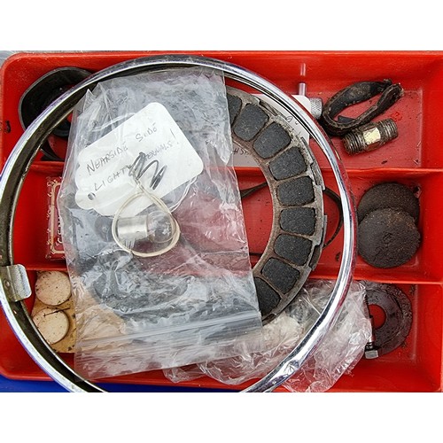 178 - Various BMW R65 spares, including a barrel and head, together with various AJS/Matchless spares