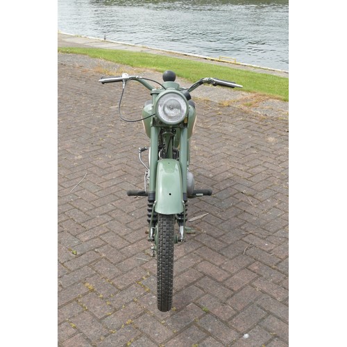 610 - 1953 BSA Bantam D1, 125cc. Registration number JKY 632W (see text). Frame number BD2S 12485. Engine ... 