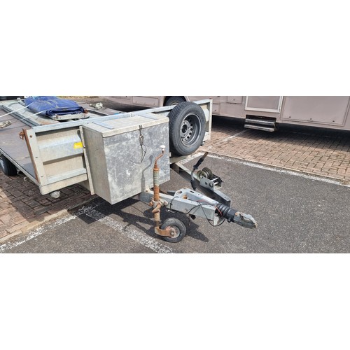 110 - Challenger of Bolton twin axle trailer, serial number SDH F26166T G032884, gross weight 2600kg, come... 