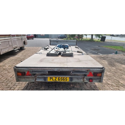 110 - Challenger of Bolton twin axle trailer, serial number SDH F26166T G032884, gross weight 2600kg, come... 