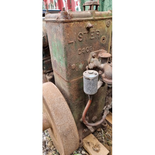 131 - A Lister D309 stationary engine, Spec 12D, number 96592, 1.5hp.