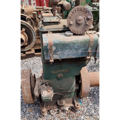 135 - A Bamfords N391 type EGK4 stationary engine, number GH03?413, 4hp